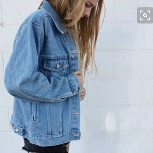 Brandy Melville oversized jean jacket